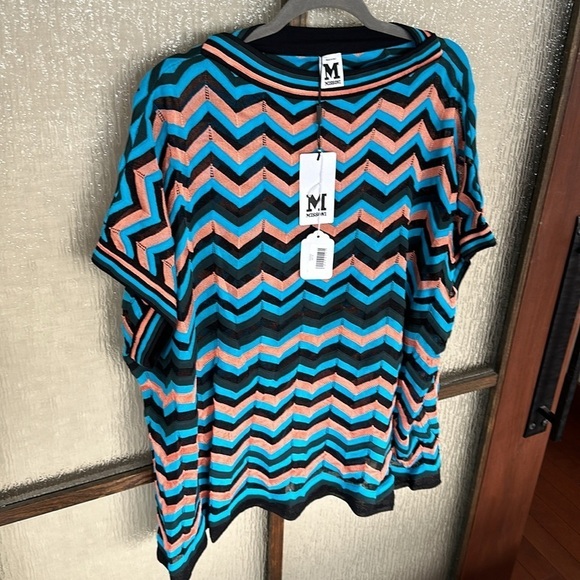 Missoni women’s colorful tunic top size medium. Fit oversized. - Picture 2 of 7
